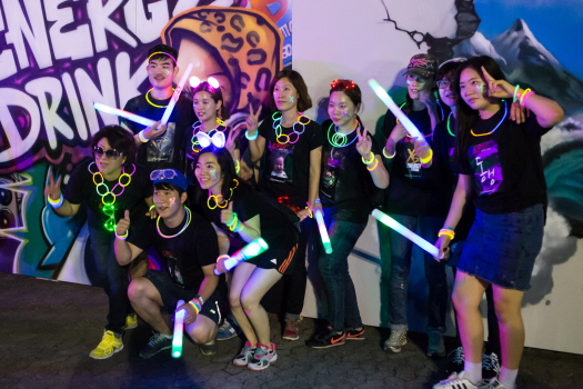 XS 5K Night Run 코스 - 그래피티...